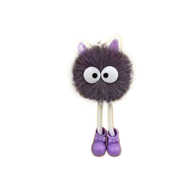 Long-Leg Pom Pom Keychain – Cute Plush Bag Charm