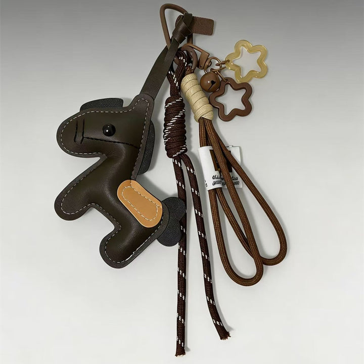 Pony Bag Charm Keychain – Colorful Horse Purse Pendant